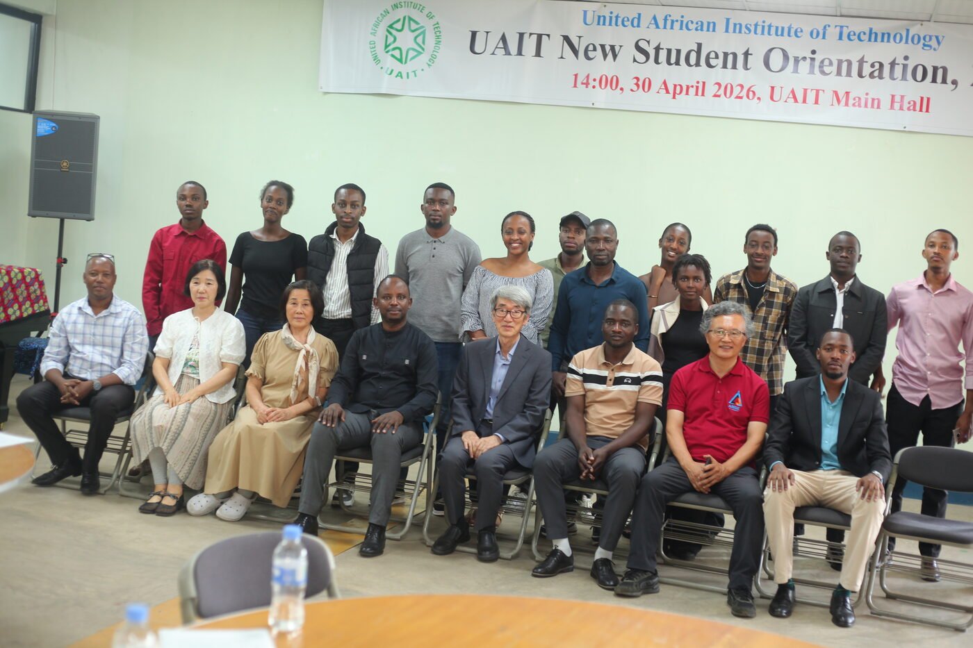 All new students with UAIT members and staff