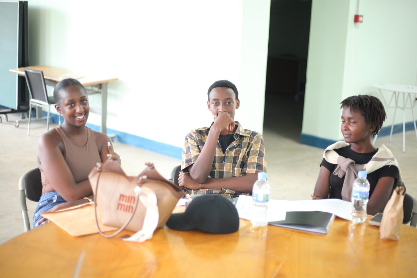 New students at orientation day