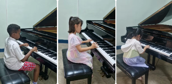 UAIT Piano Academy students at Global New Praise Video Festival